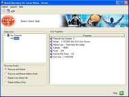 Lotus Notes Server Data Recovery by Unistal screenshot